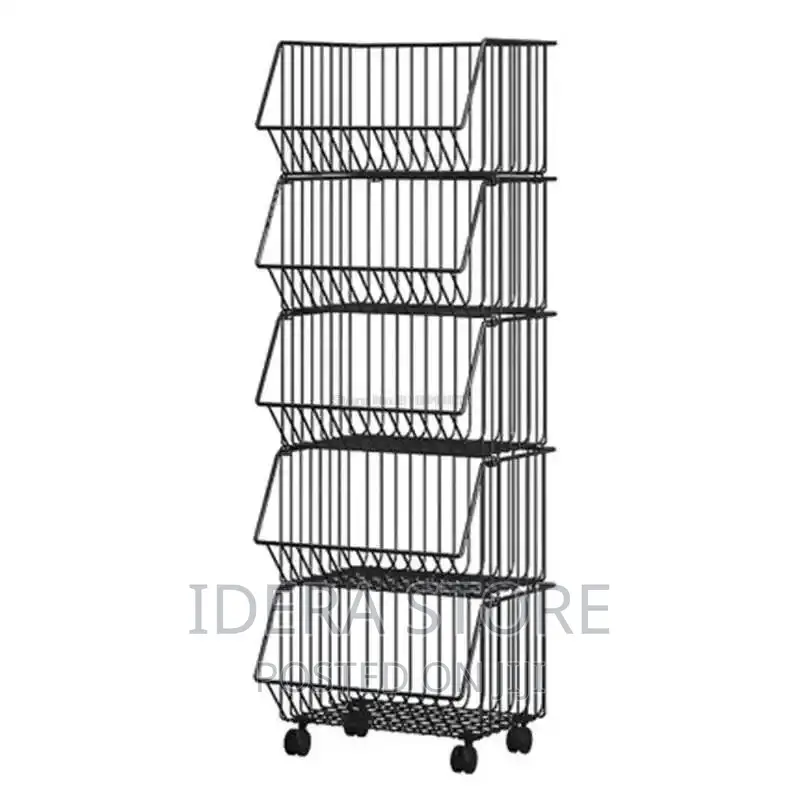 5 Layers Trolley Storage Basket