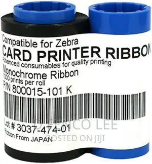 Printers YMCKOK Printer Ribbon for Zebra P330i-P430i-P520i