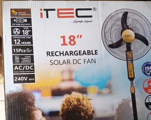 ITEC RECHARGEABLE FAN. Lithium -Ion Battery