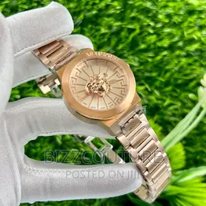 Original VERSACE Couples Gold Steel Chain Available in Store