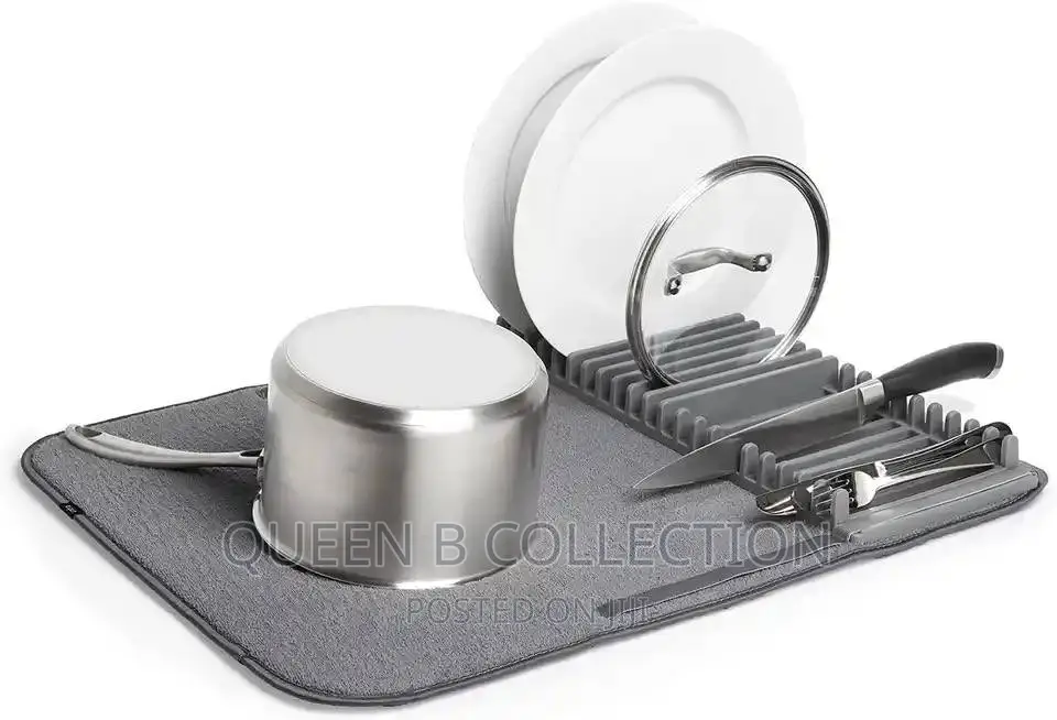 Foldable Dish Drying Mat.
