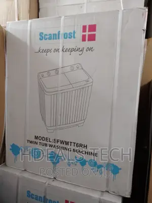 Brand New Scanfrost 7kg Manual Wash and Spin Washing Machine