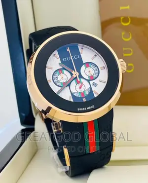 Gucci Chronograph Rubber Strap Wrist Watches Restock