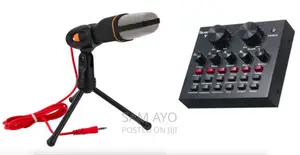 Sf666 Condenser Microphone + V8 Sound Card