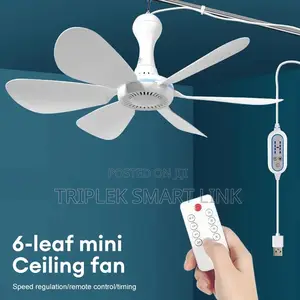 USB Ceiling Fan With Remote Control 5watts