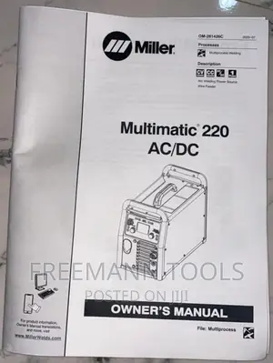 Miller Multimatic 220 AC/DC Multiprocess Welder