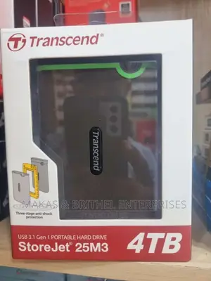 Original 4tb Transcend External Hard Drive