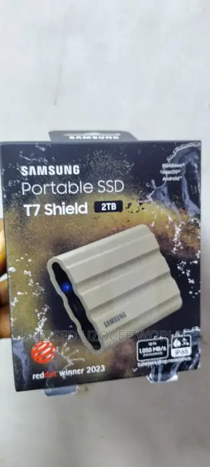 2tb Samsung T7 Portable SSD Shield Harddrive Device