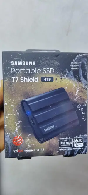 4tb Samsung T7 Portable SSD Shield Harddrive Device