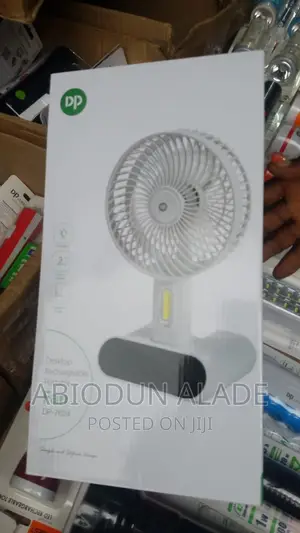 DP-7624 LED LIGHT Rechargeable Table Fan