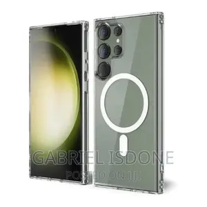 Samsung Galaxy S22 Ultra Magsafe Transparent Magnetic Case