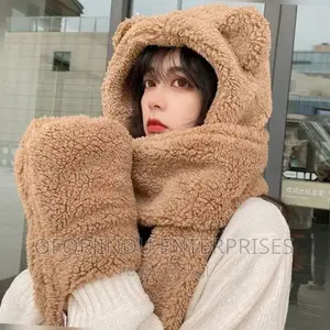 Scarf Gloves Set Winter Warmly Hats Beanies Uk Used