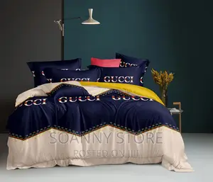 Bedsheet and Duvet Cover With Pillowcases