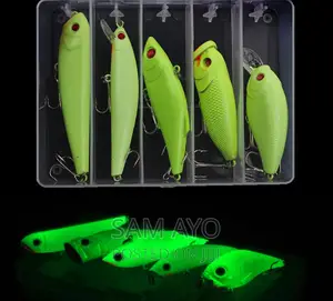 5 PCS Luminous Fishing Bait Hook
