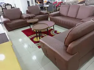 Quality Leather Contemporary Sofa