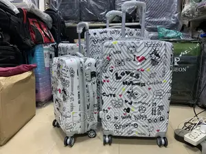 Set of Quality Flowered Pattern Plastic Box