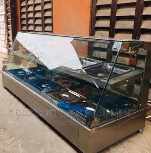 Glass Type 15 Plates Food Warmer