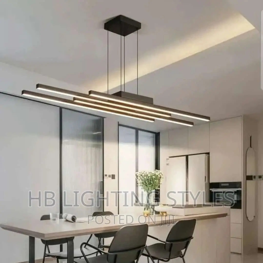 Led Leaning Dining Chandelier Light