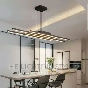 Led Leaning Dining Chandelier Light