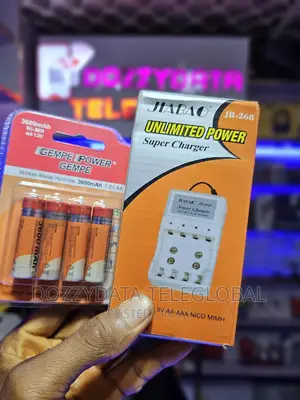 Rechargeable Batteries and Charger