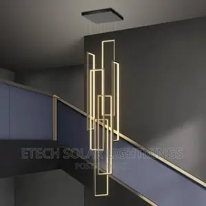 New Luxury L E D Stair Long Chandelier Light