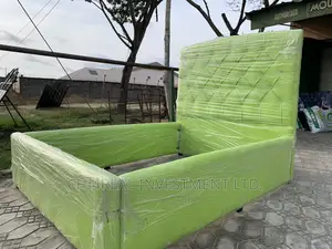 4.5 by 6 Solid and Quality Leather Bedframe