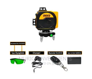 INGCO 3D All Lines 8/12/16 Lines Green Laser Level 0-30m