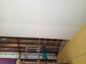 Installation of Suspended Ceiling With Both Materials