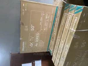 Durable Hisense 50" TV A6 Series(50A6K) With USB HDMI