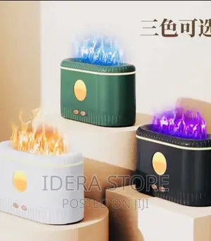 Natural Rock Flame Salt Stone Aromatic Diffuser Humidifier