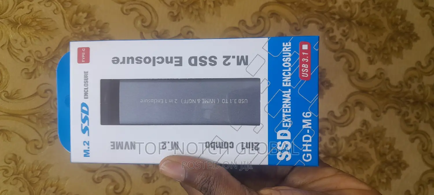 2 in 1 Combo SSD External Enclosure