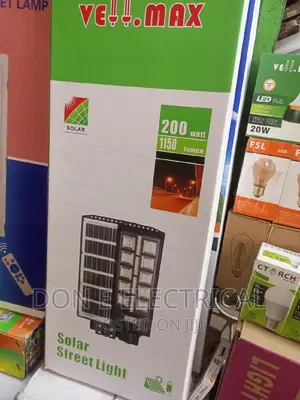 Solar Street Light 200watt Velmax