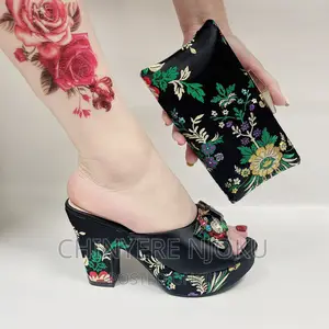 Designers Female Shoes and Purse