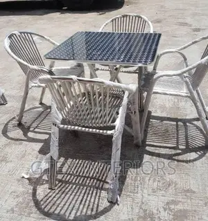 Outdoor Metal Dinning Table Set