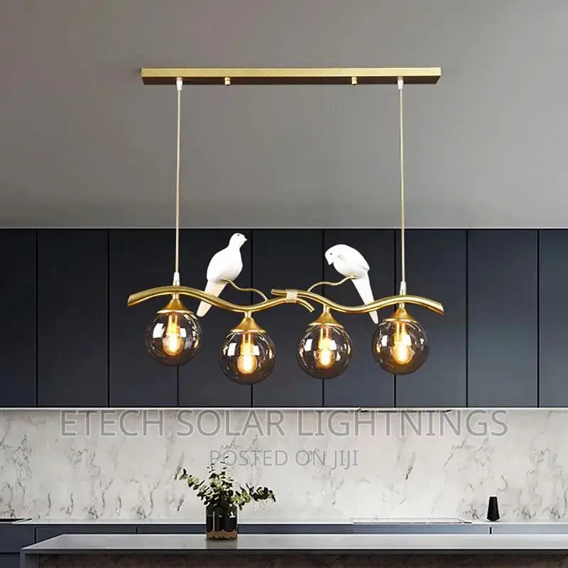 Exclusive Bed Design Dropping Chandelier Light