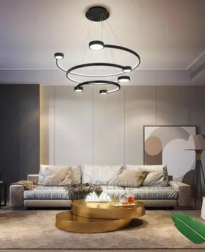 800mm 3 Ring Luxury L E D Dropping Chandelier Light