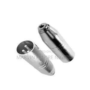 XLR 3 Pin Male Plug to 6.35mm Jack Audio Stereo Adapter
