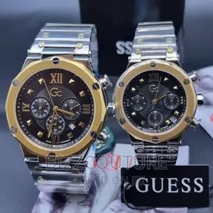 Original GUESS Couples Silver Watch Available in Store