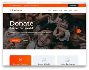 NGO Charity Website Webdesign