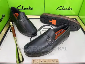 Luxury Clarks Black Shoes