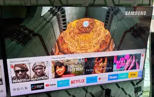 FRAMELESS 65” Samsung Premium UHD Smart TV