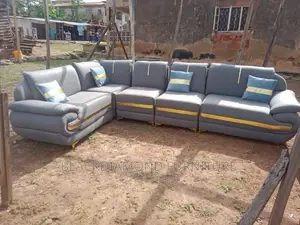 L Shape Fabric Sofa by Blackdiamondfurniture Interior