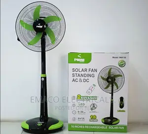 Iwin Solar Powered AC DC Rechargeable Fan