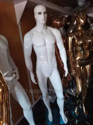 White Full Huge Male Display Mannequin