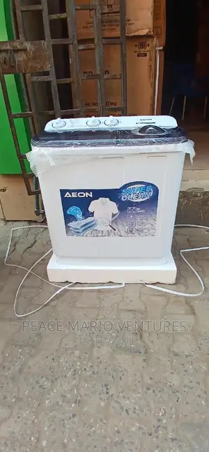 Aeon Washing Machine 7kg Twin Tub With Air Dryer And Waranty
