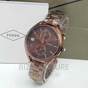 Original FOSSIL Gold Chain Watch Available in Store