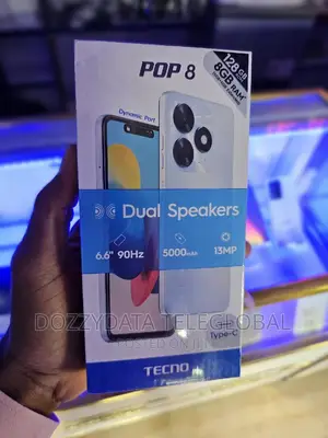 New Tecno Pop 8 128 GB White