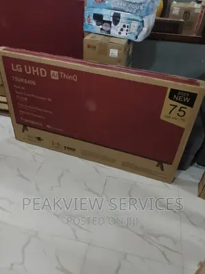 Brand New LG 75 Uhd Smart TV With Netflix Youtube, Wifi