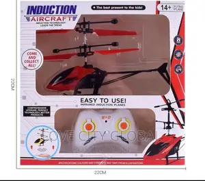 Mini Induction RC Helicopter Toy Sensor Aircraft Kids