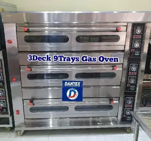 Gas Oven 3deck 9trays for Baking